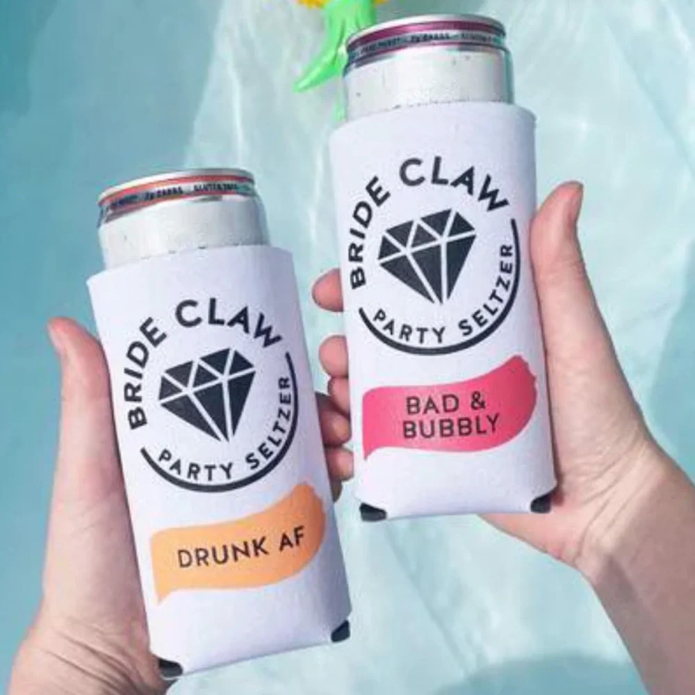 Bride Claw Skinny Can Coolers New Bachelorette Party